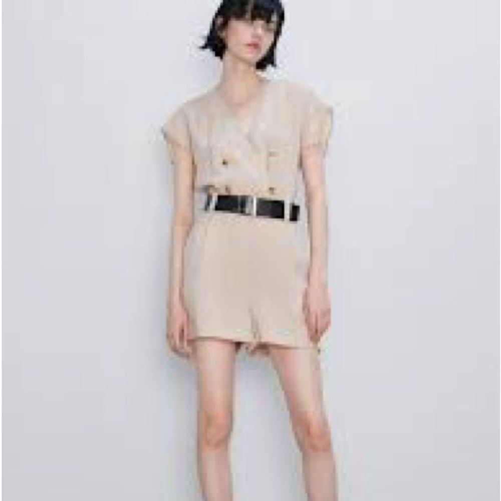 Cream Short Set